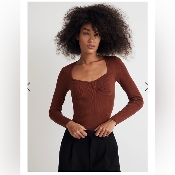 Madewell Sweaters - Madewell Wide Rib Sweater Top